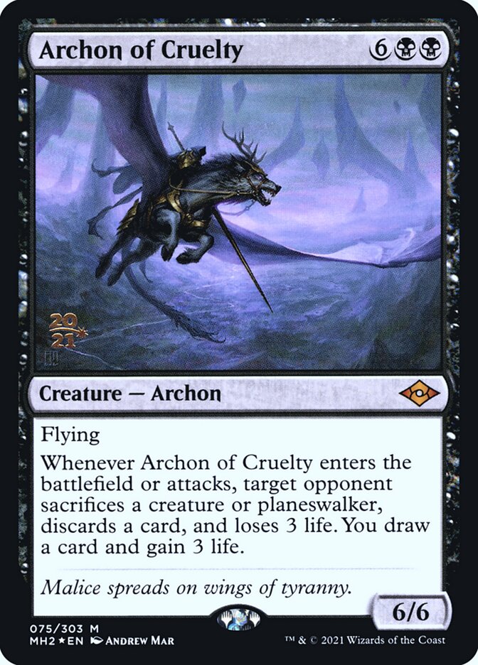 Archon of Cruelty - Modern Horizons 2 Promos
