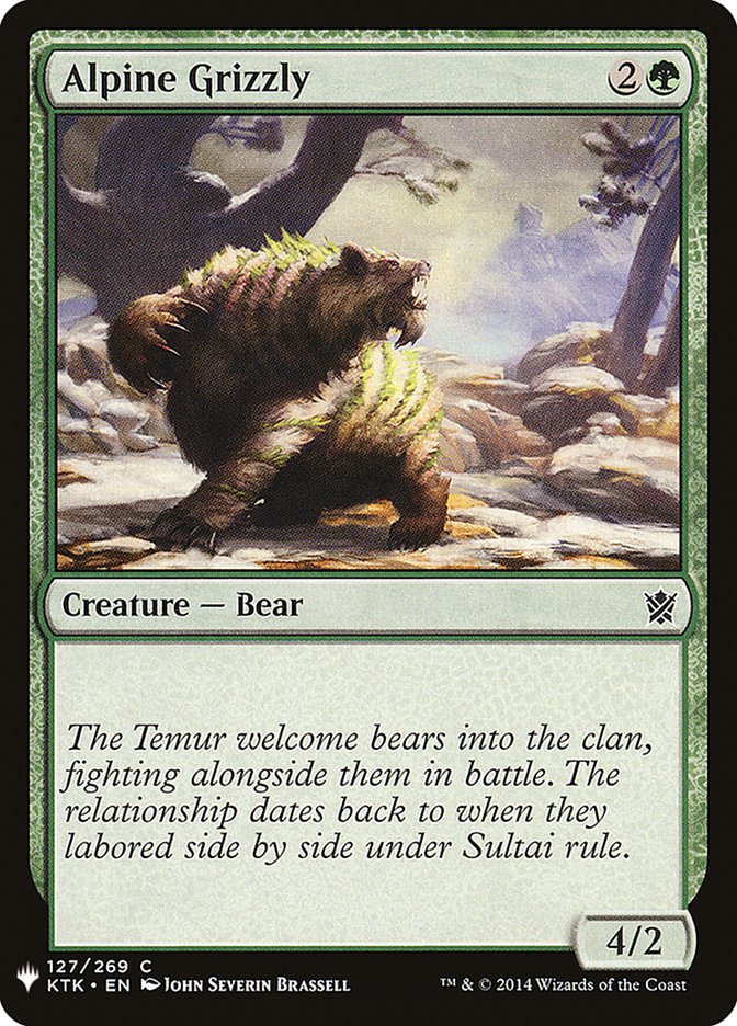 Alpine Grizzly - Mystery Booster