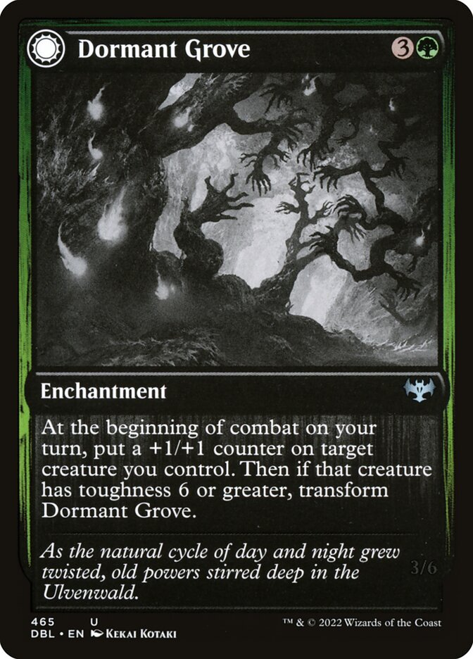 Dormant Grove // Gnarled Grovestrider - Innistrad: Double Feature