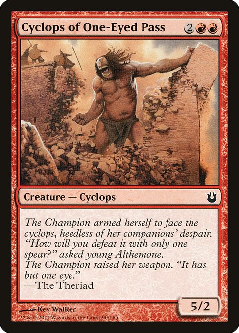 Cyclops of One-Eyed Pass – Foil