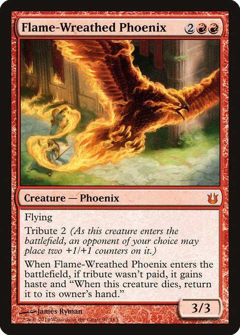 Flame-Wreathed Phoenix – Foil