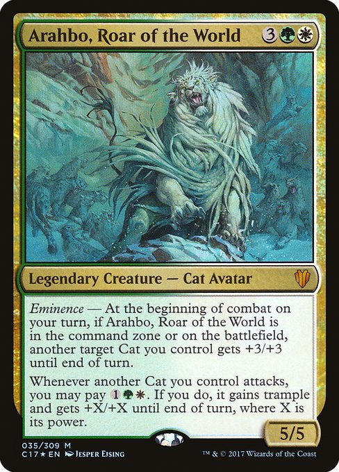 Arahbo, Roar of the World – Foil