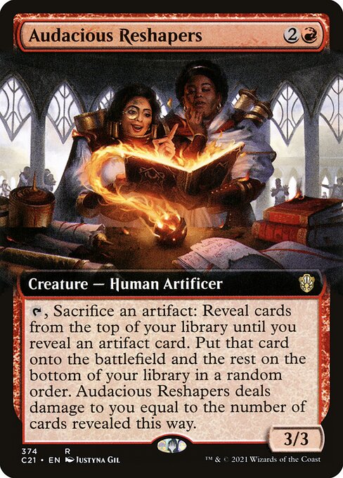 Audacious Reshapers – Extended Art