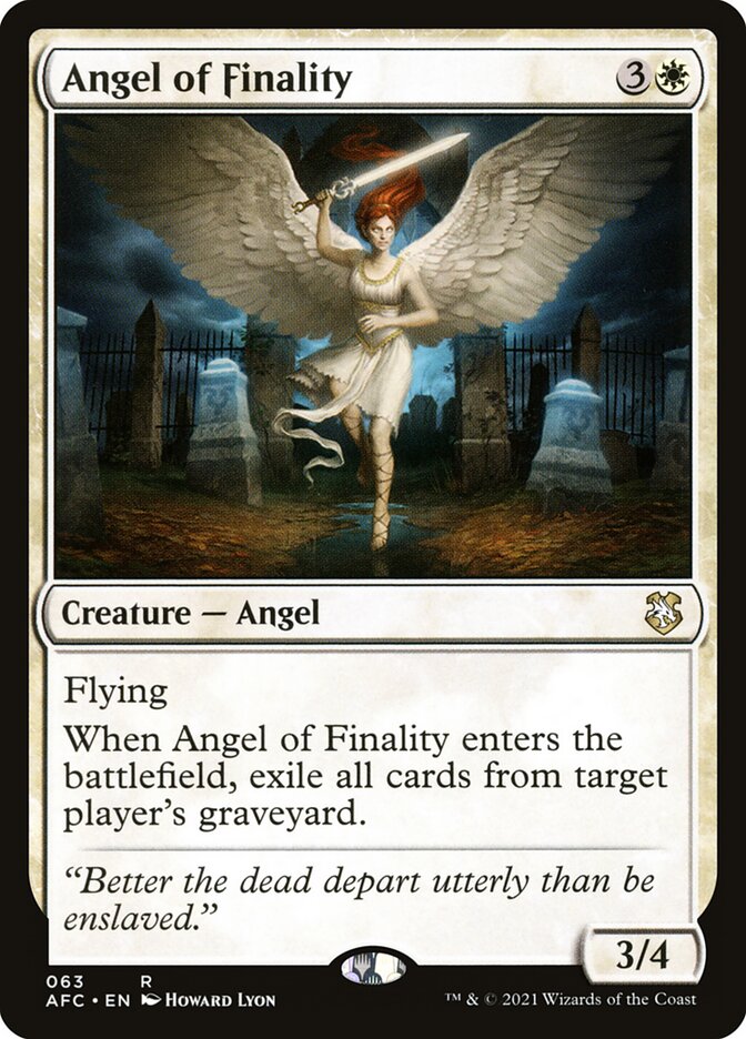 Angel of Finality - Forgotten Realms Commander