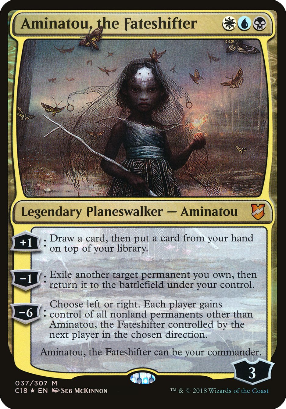 Aminatou, the Fateshifter - Commander 2018 Oversized