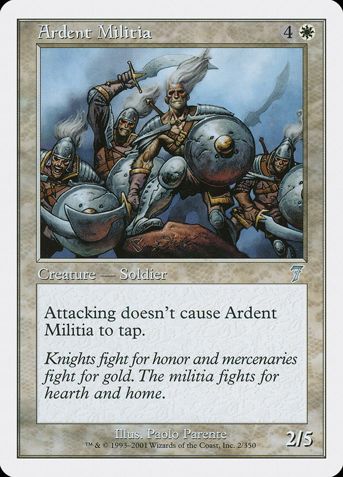 Ardent Militia - Seventh Edition