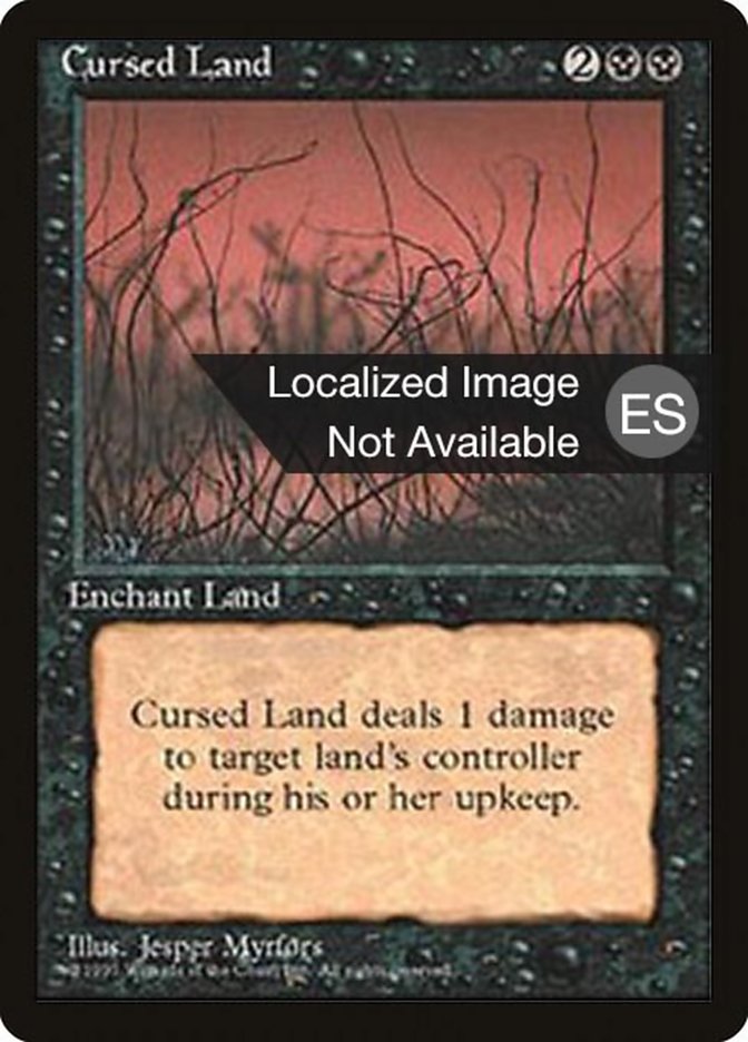 Cursed Land - Fourth Edition Foreign Black Border