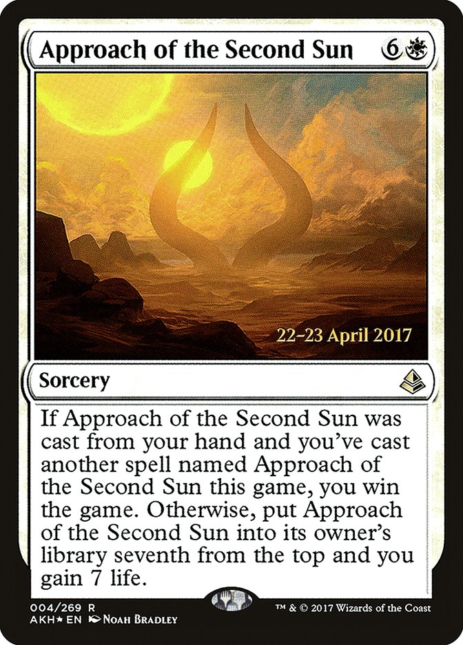 Approach of the Second Sun - Amonkhet Promos