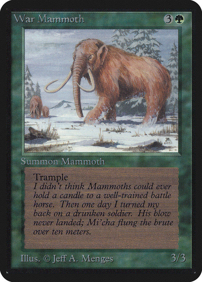 War Mammoth - Limited Edition Alpha