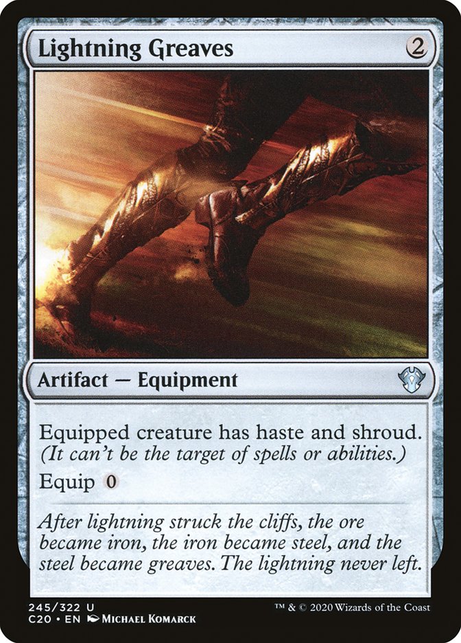 Lightning Greaves - Commander 2020