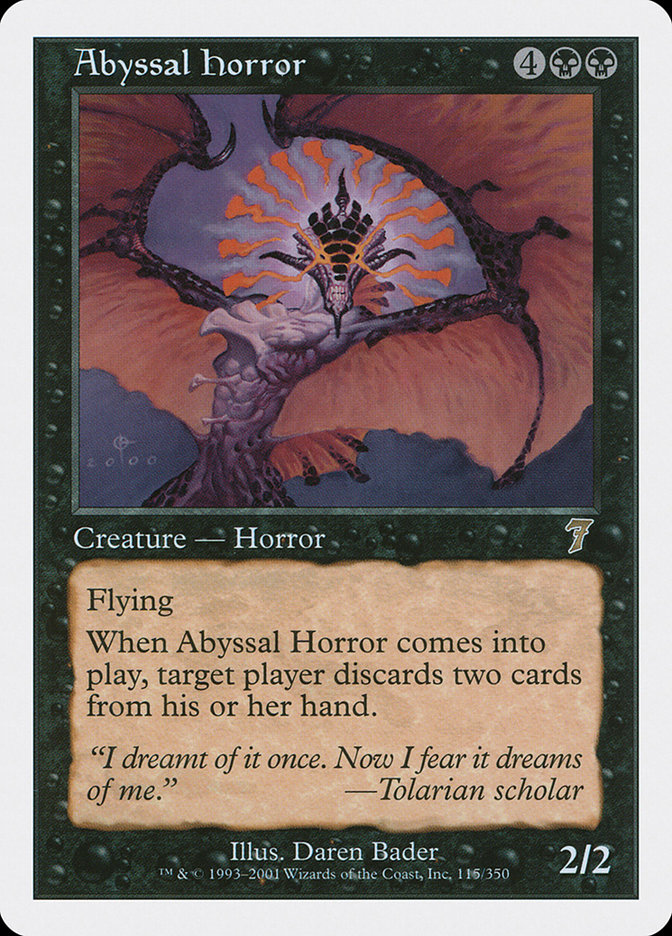 Abyssal Horror - Seventh Edition