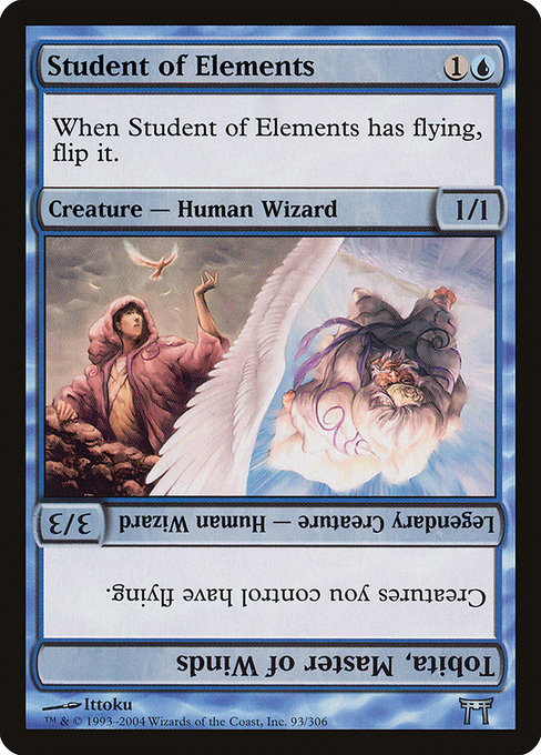 Student of Elements // Tobita, Master of Winds – Foil