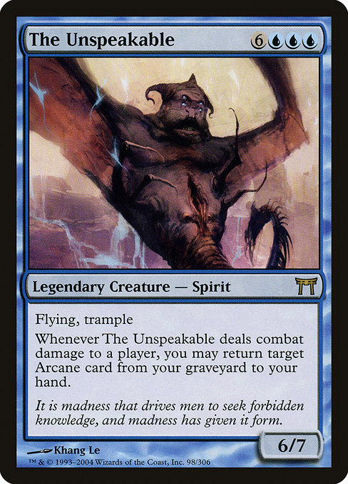 The Unspeakable – Foil