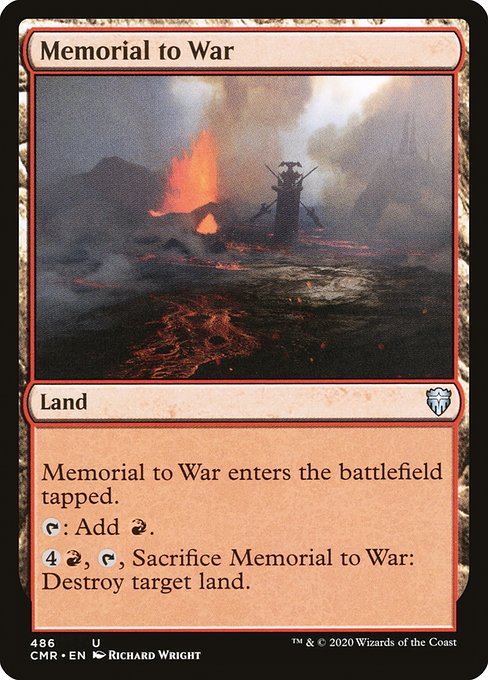 Memorial to War – Commander Decks