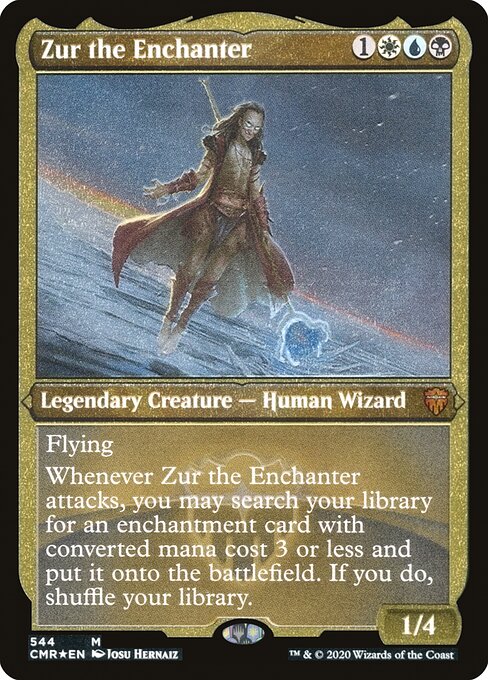 Zur the Enchanter – Etched Foil