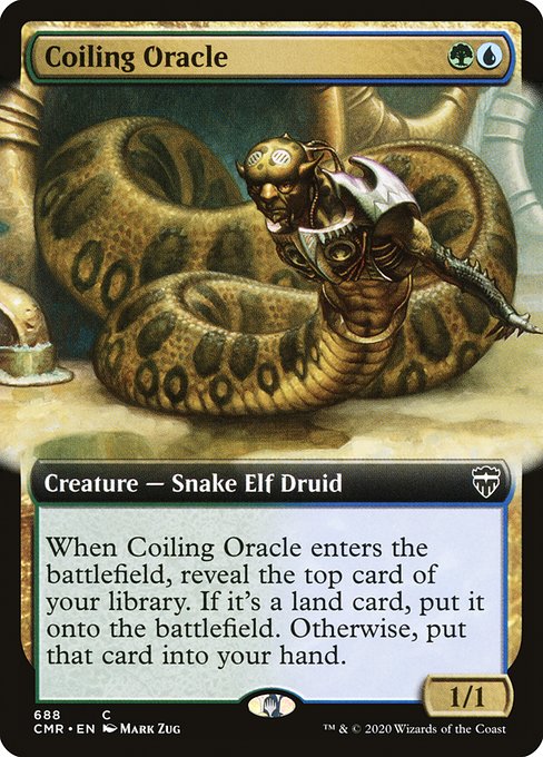 Coiling Oracle – Extended Art – Foil