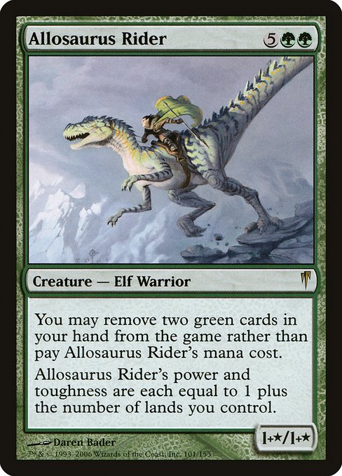 Allosaurus Rider – Foil