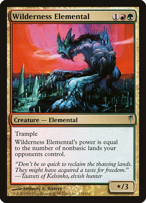Wilderness Elemental – Foil