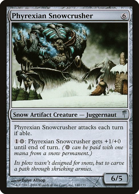 Phyrexian Snowcrusher – Foil