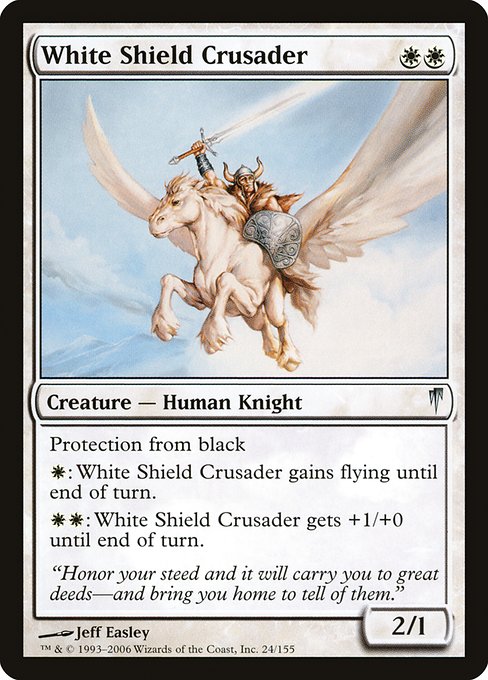 White Shield Crusader – Foil