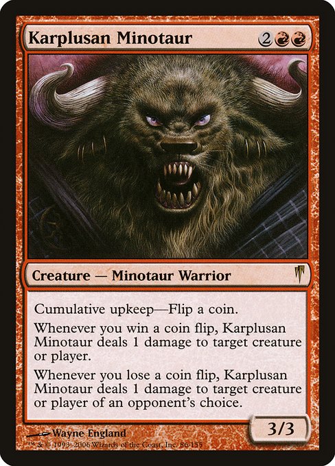Karplusan Minotaur – Foil