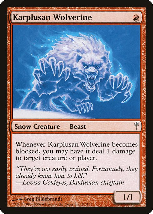 Karplusan Wolverine – Foil