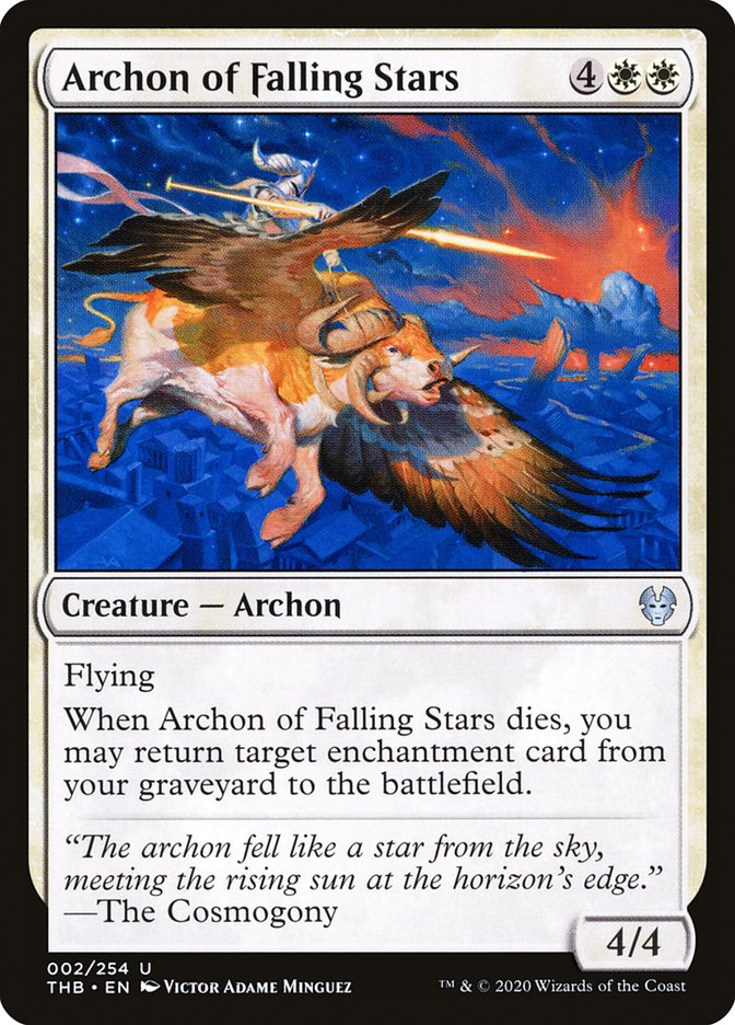 Archon of Falling Stars - Theros Beyond Death