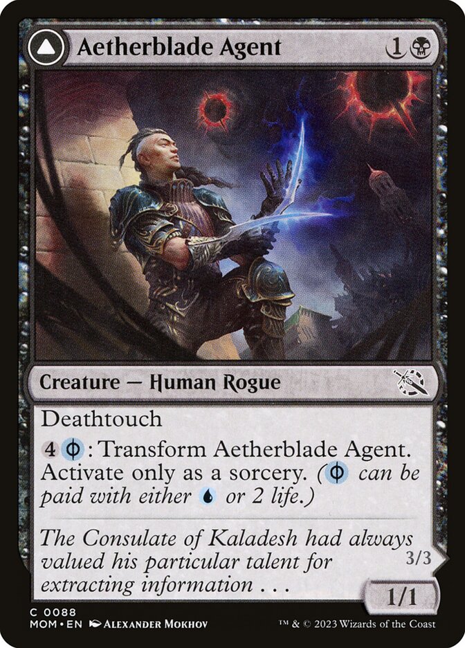 Aetherblade Agent // Gitaxian Mindstinger - March of the Machine