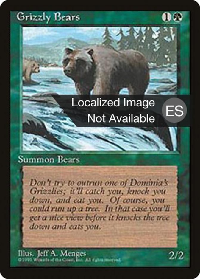Grizzly Bears - Fourth Edition Foreign Black Border