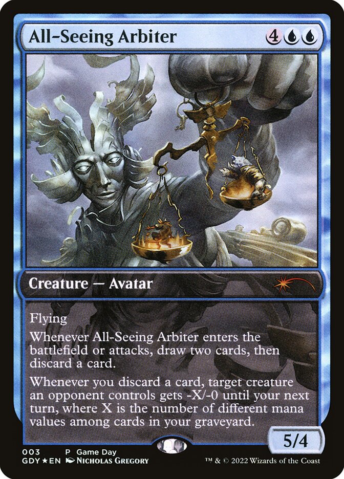 All-Seeing Arbiter - Game Day Promos
