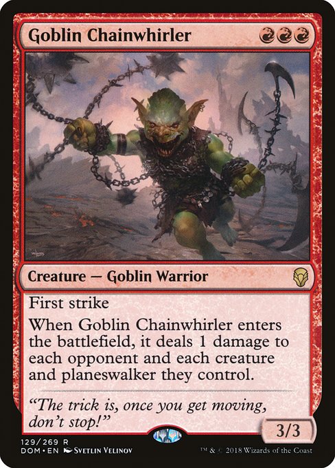 Goblin Chainwhirler – Foil