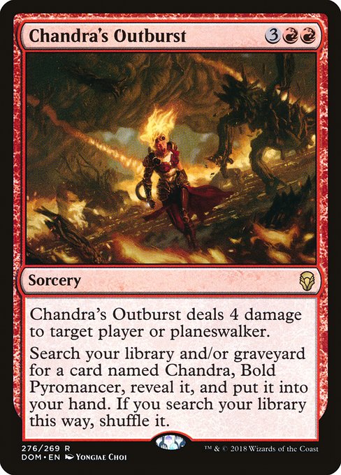 Chandra’s Outburst