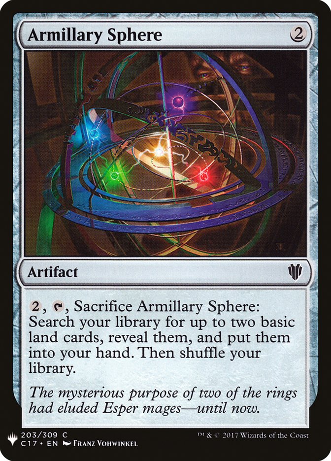 Armillary Sphere - Mystery Booster