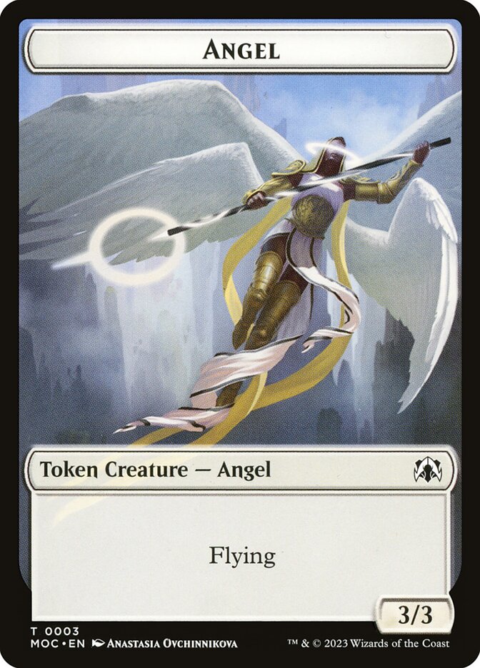 Angel - March of the Machine Commander Tokens