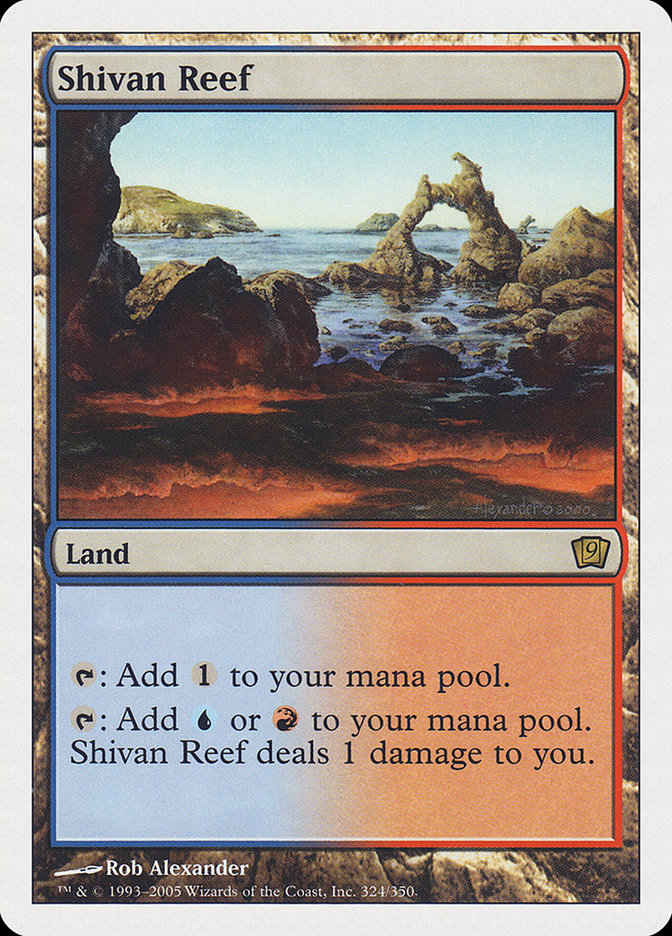 Shivan Reef - Ninth Edition