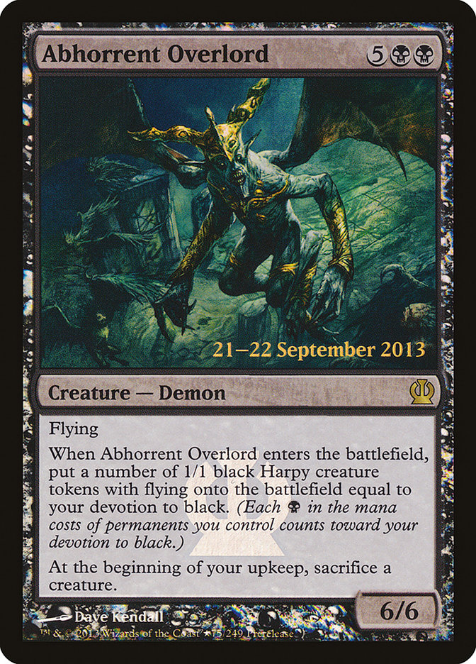 Abhorrent Overlord - Theros Promos