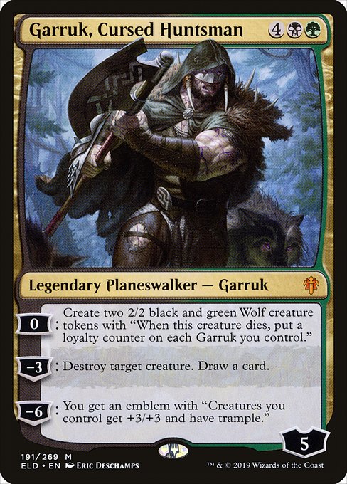 Garruk, Cursed Huntsman – Foil