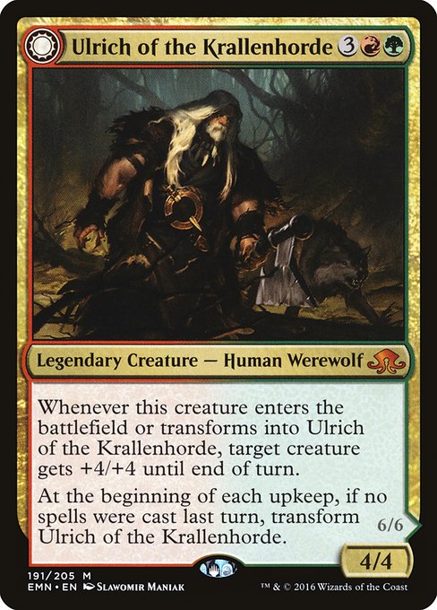 Ulrich of the Krallenhorde // Ulrich, Uncontested Alpha – Foil