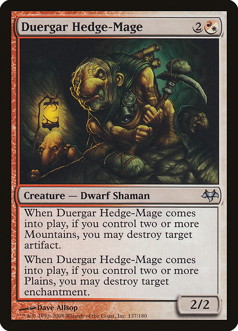 Duergar Hedge-Mage – Foil