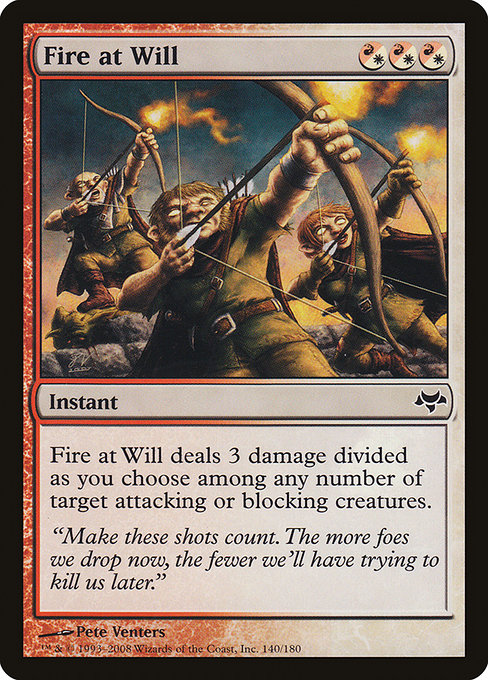 Fire at Will – Foil