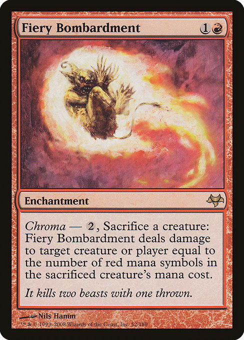 Fiery Bombardment – Foil