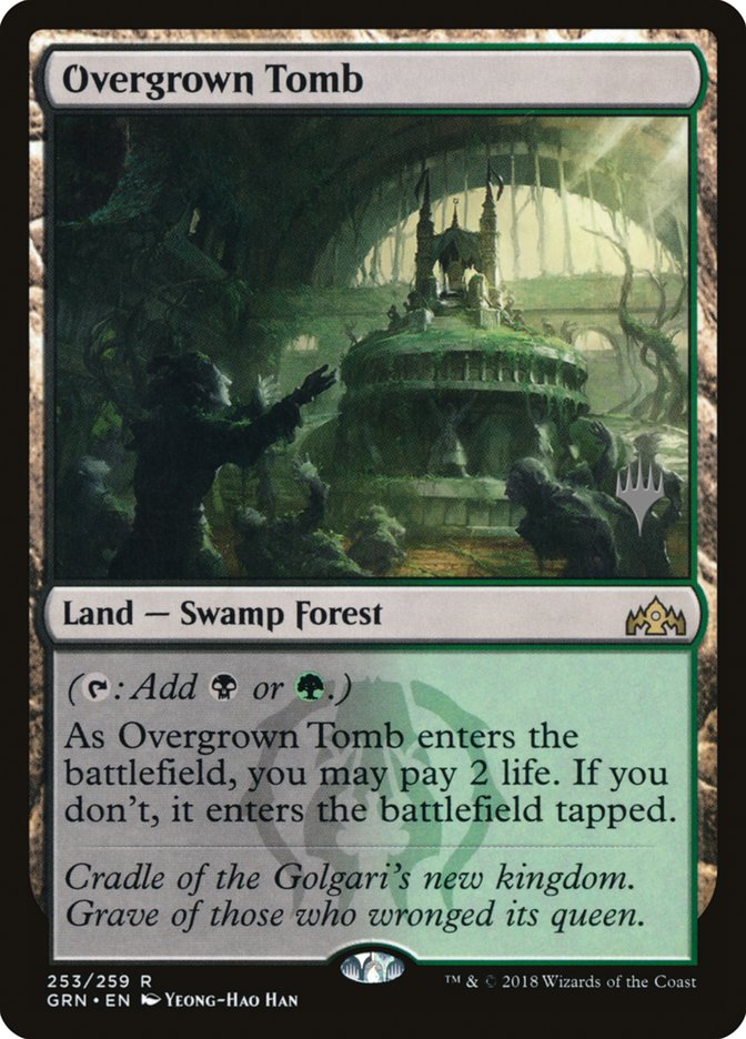 Overgrown Tomb - Guilds of Ravnica Promos