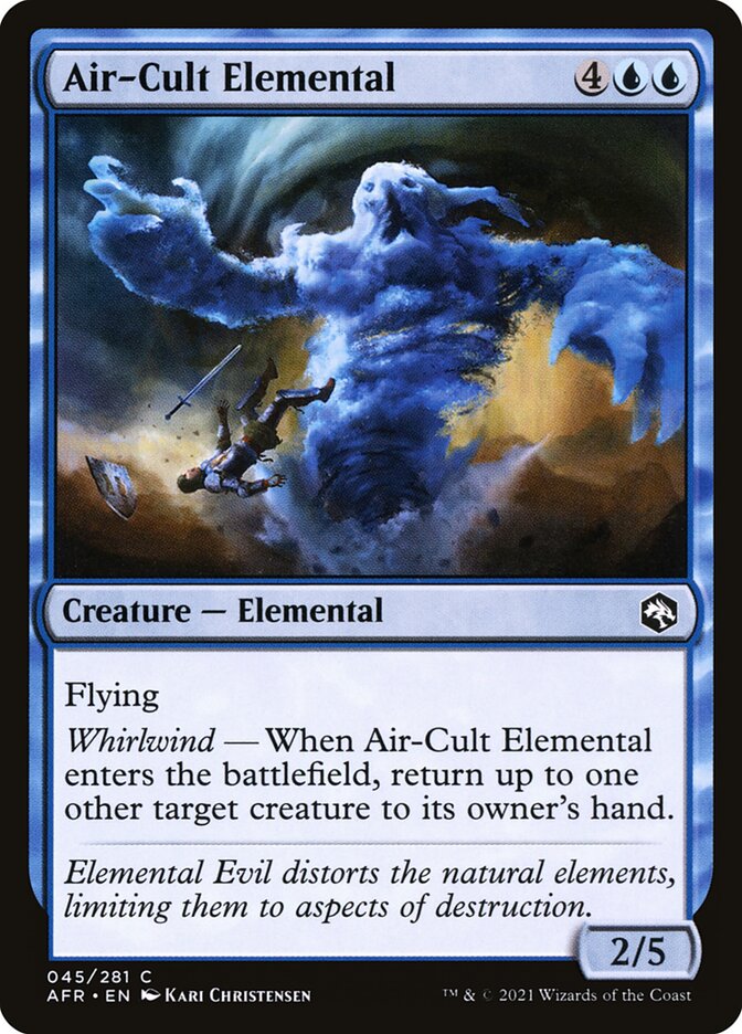Air-Cult Elemental - Adventures in the Forgotten Realms