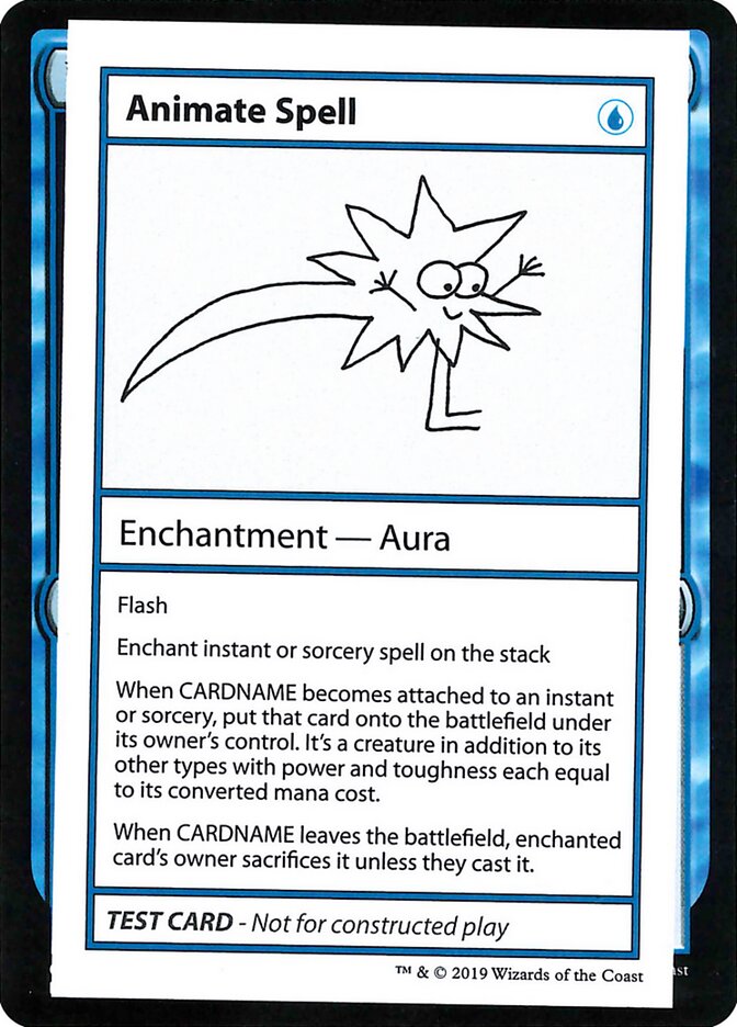 Animate Spell - Mystery Booster Playtest Cards 2021