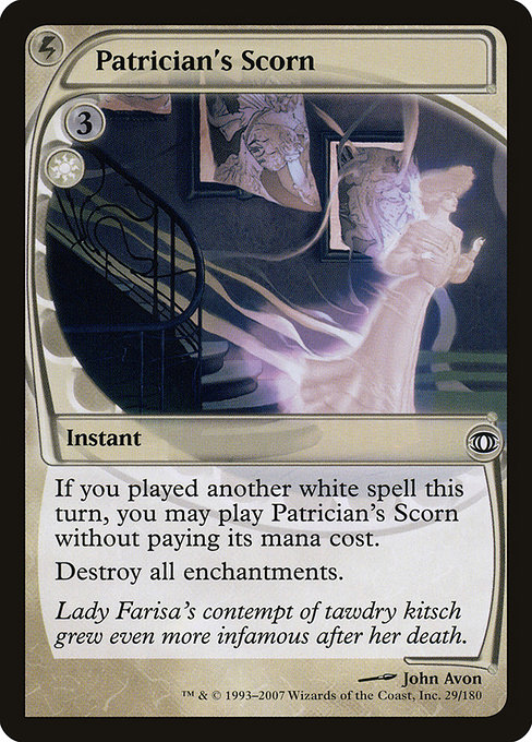 Patrician’s Scorn – Foil