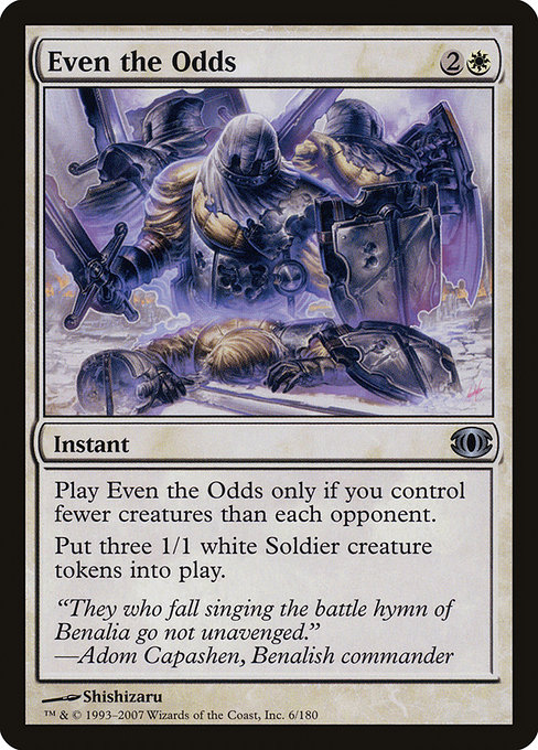 Even the Odds – Foil