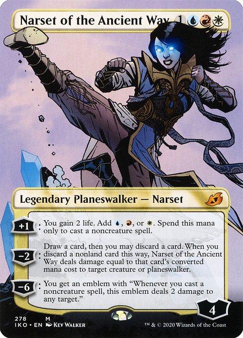 Narset of the Ancient Way – Borderless Planeswalker – Foil