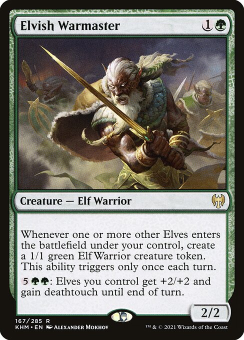 Elvish Warmaster – Foil