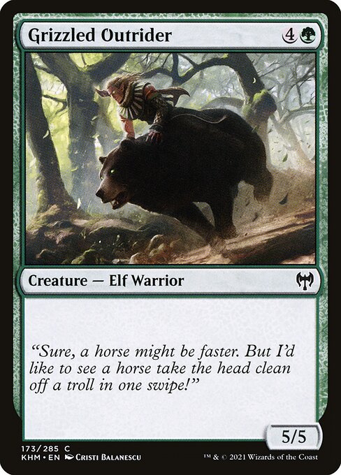 Grizzled Outrider – Foil