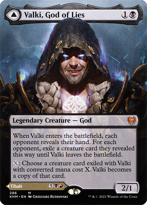 Valki, God of Lies // Tibalt, Cosmic Impostor – Borderless Planeswalkers – Foil